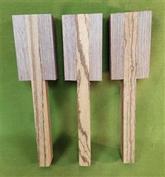 Spoon Carving Blanks - Zebrawood & Walnut 11 1/4" Set of 3 ~ Kiln Dried ~ $34.99 #08